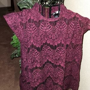 Inny open back blouse